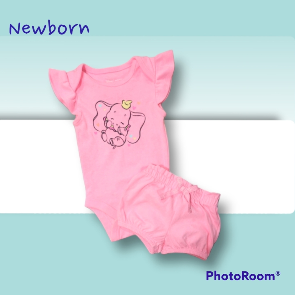NWOT Disney Top & Bottom Set Size Newborn